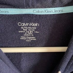 Calvin Kline hooded lightweight shirt size xl
